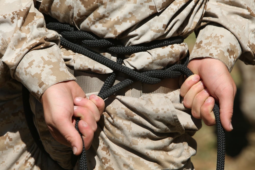 Photo Gallery: Marine recruits gain confidence on Parris Island rappel tower