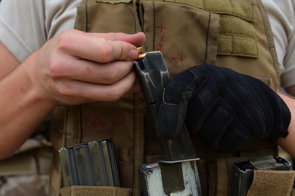 The 3rd Combat Camera Squadron participates in Advanced Weapons and Tactics Training