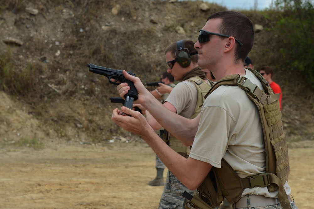 The 3rd Combat Camera Squadron participates in Advanced Weapons and Tactics Training