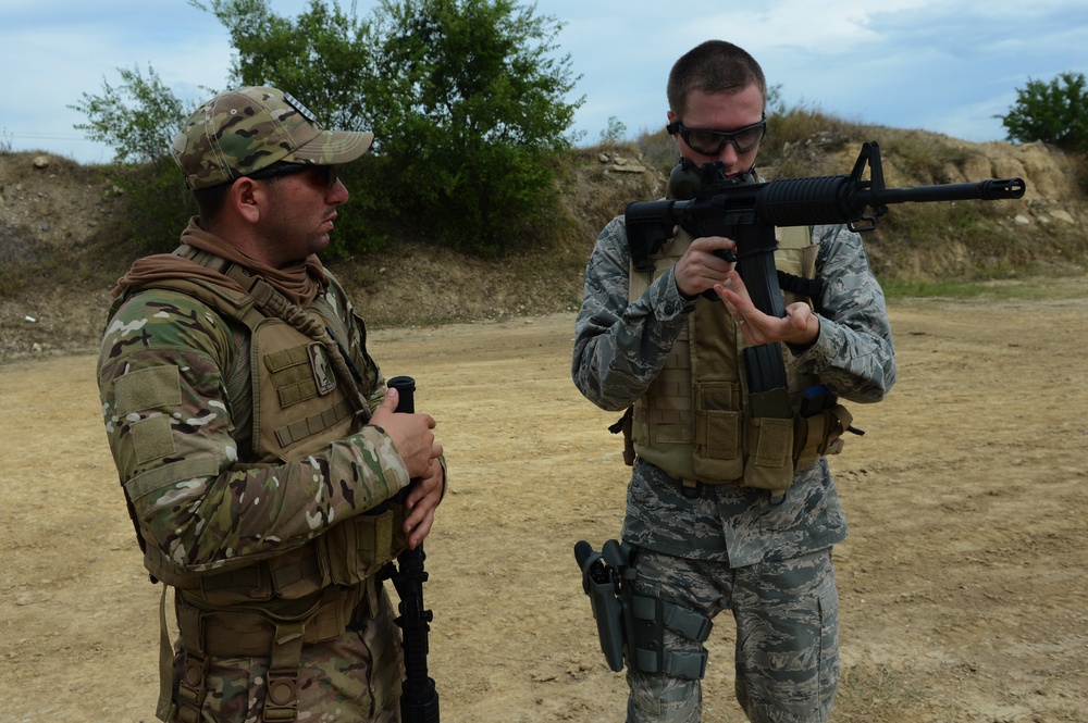 The 3rd Combat Camera Squadron participates in Advanced Weapons and Tactics Training