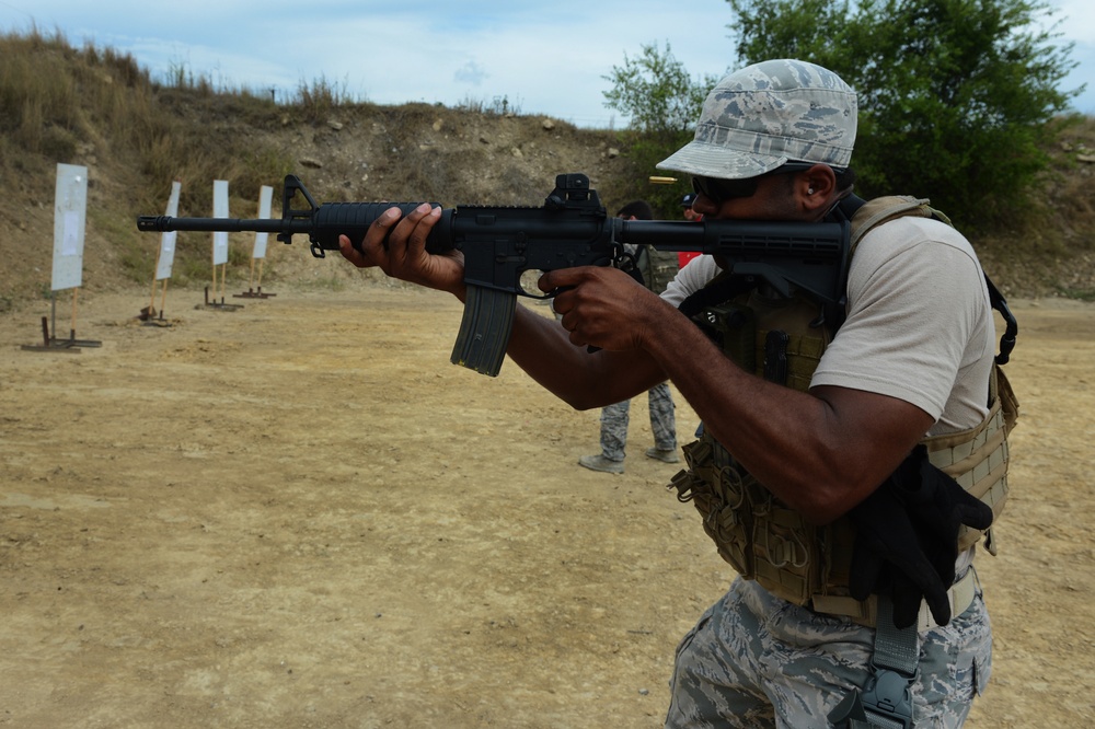 The 3rd Combat Camera Squadron participates in Advanced Weapons and Tactics Training