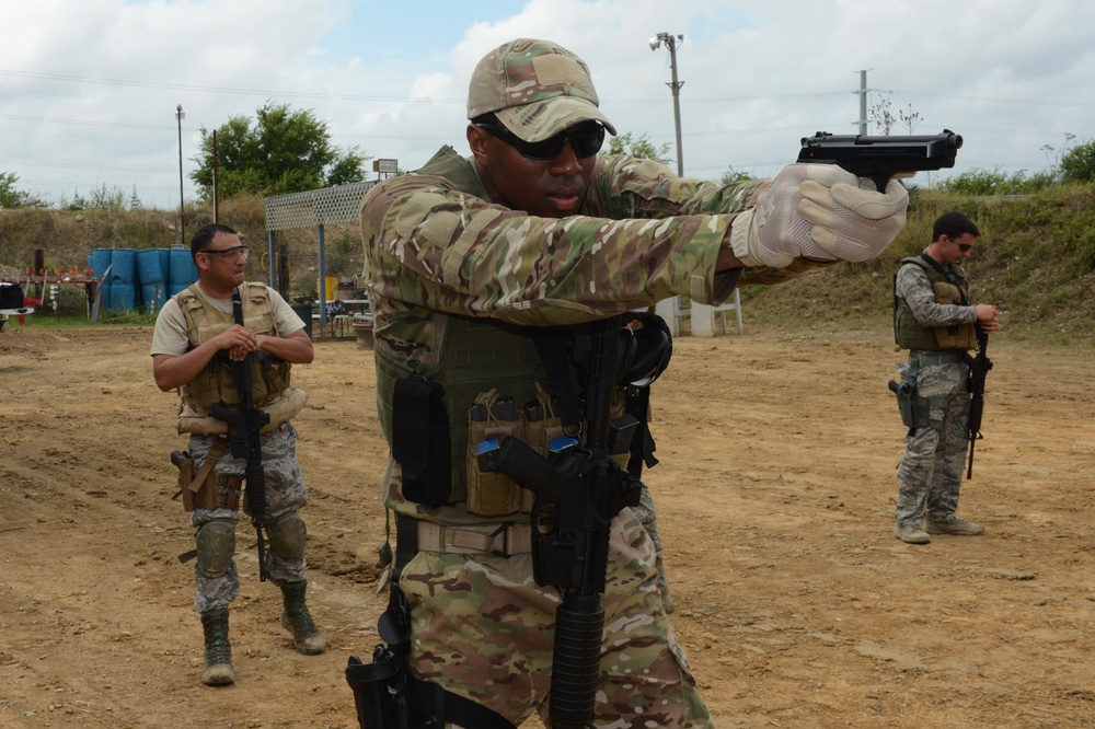 The 3rd Combat Camera Squadron participates in Advanced Weapons and Tactics Training