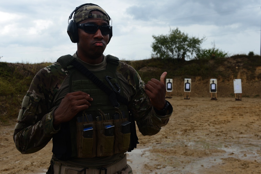 The 3rd Combat Camera Squadron participates in Advanced Weapons and Tactics Training