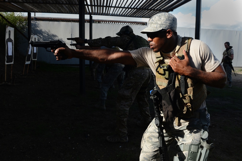 The 3rd Combat Camera Squadron participates in Advanced Weapons and Tactics Training