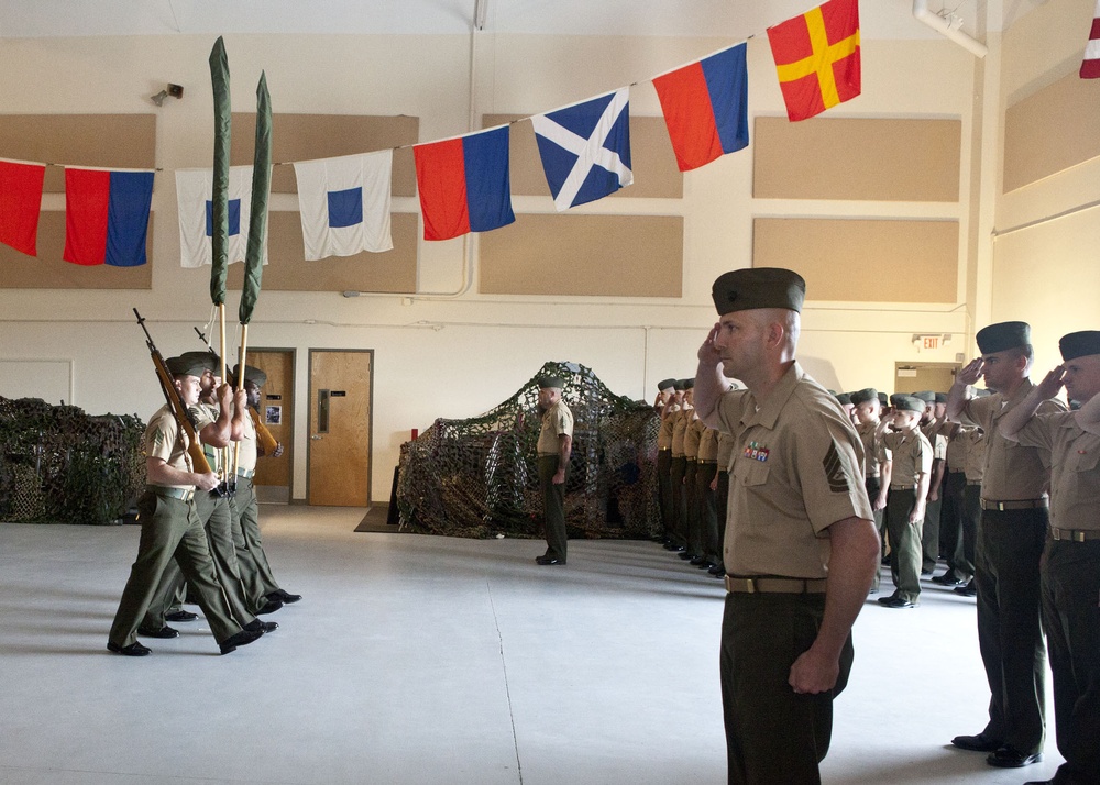 Deactivation Ceremony of Anti-Terrorism Battalion and Activation Ceremony  of Echo Comanpy, 4th Combat Engineer Battalion