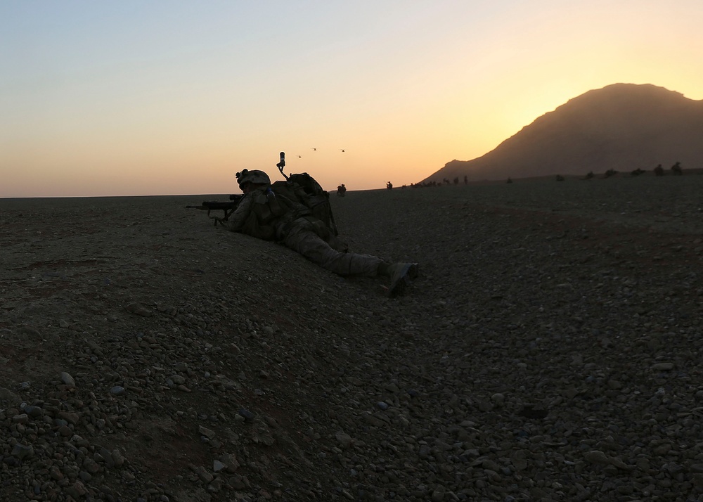 1/9 Conducts a Training Raid