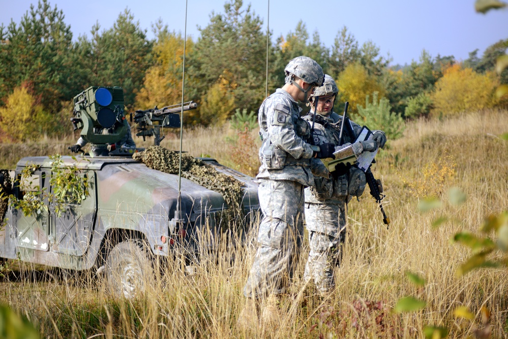 1-91 Cavalry Regiment (Airborne) recon training in Germany