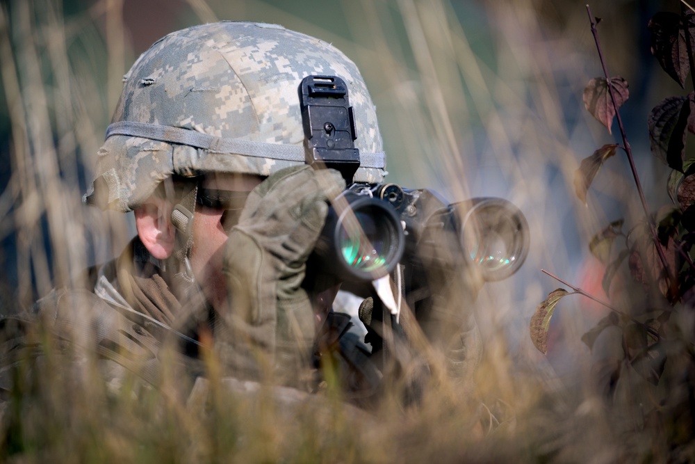 1-91 Cavalry Regiment (Airborne) recon training in Germany