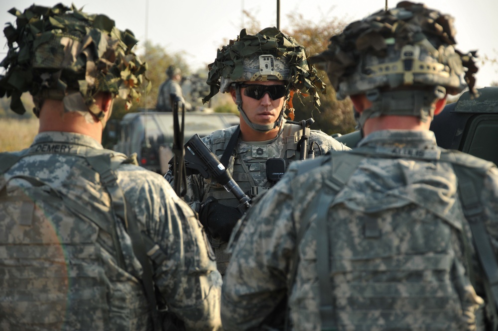 1-91 Cavalry Regiment (Airborne) recon training in Germany