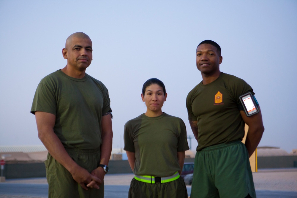 Deployed Marines run to support Children’s Hospital in New Orleans