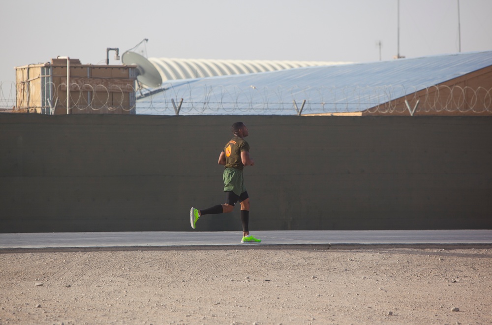 Deployed Marines run to support Children’s Hospital in New Orleans