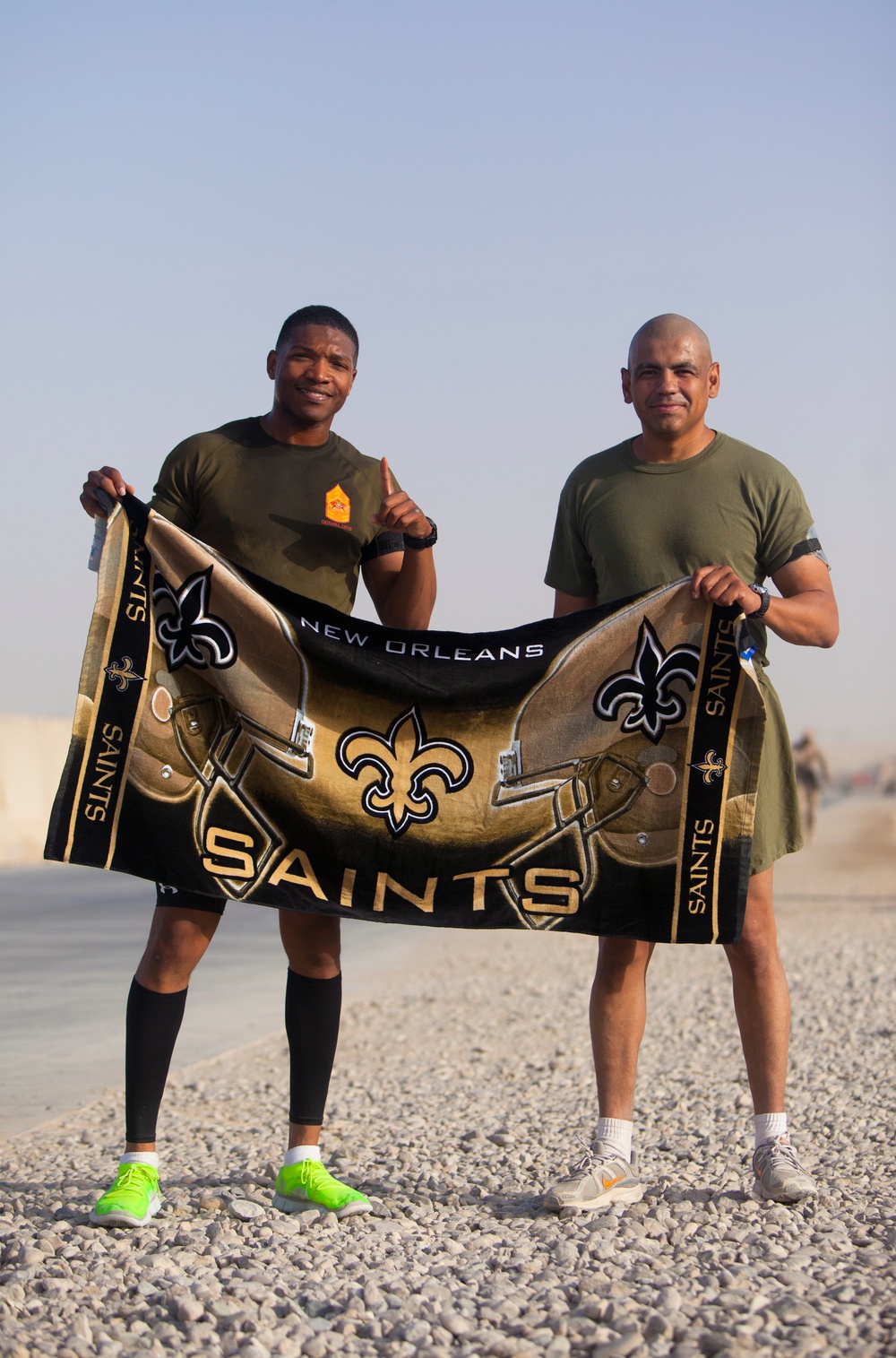 Deployed Marines run to support Children’s Hospital in New Orleans