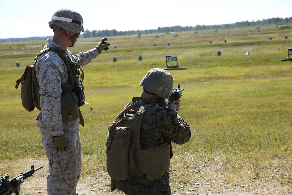 MCT Marines complete unknown distance course of fire