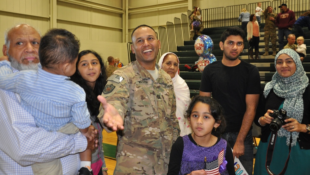 ’Warriors’ return home after Kuwait, Afghanistan deployment