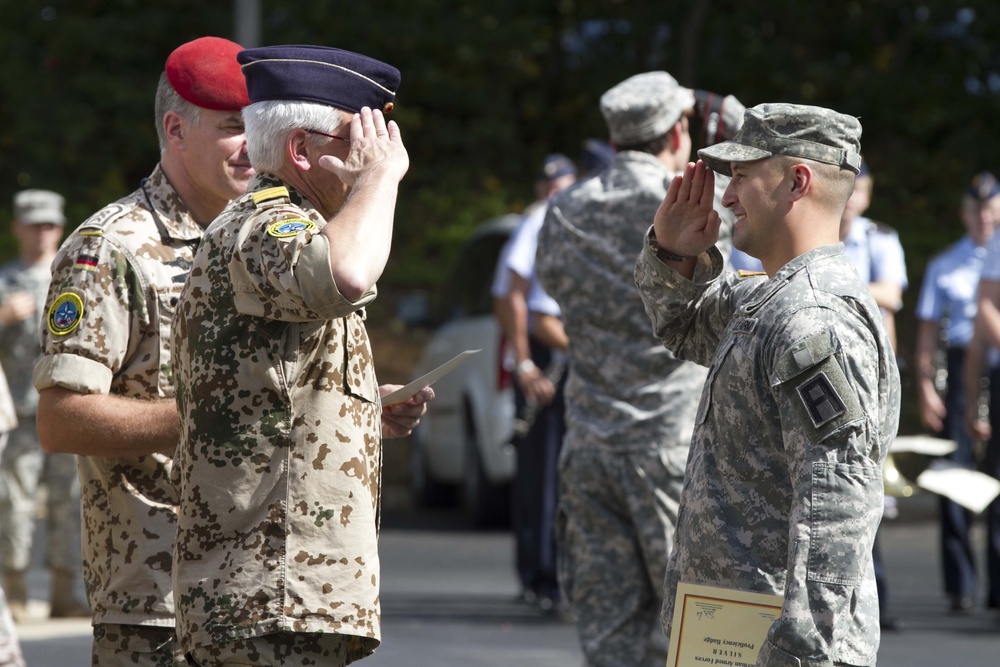 First Army Division East soldiers earn German badge