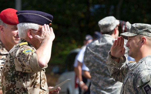 First Army Division East soldiers earn German badge