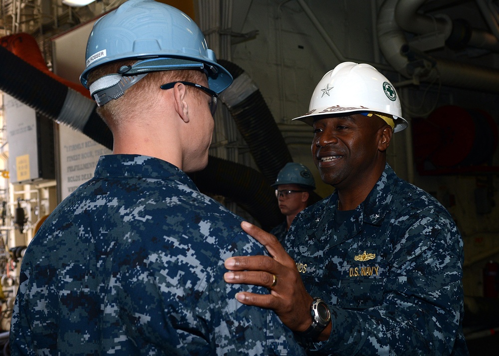 ESG 3 visits USS Green Bay