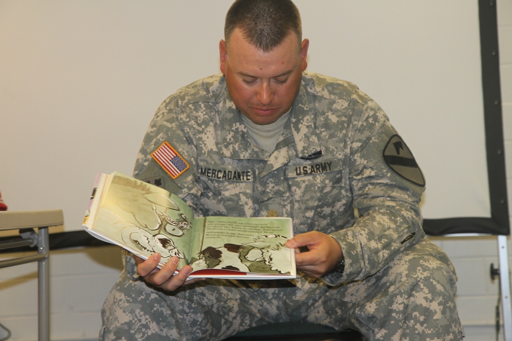 Cav kids enjoy storytime