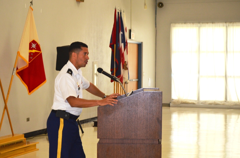 45th Sustainment Brigade hosts Hispanic Heritage celebration