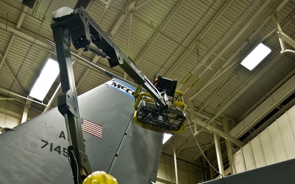 Maintenance airman 'tags' tanker