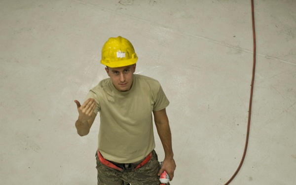 Maintenance airman 'tags' tanker