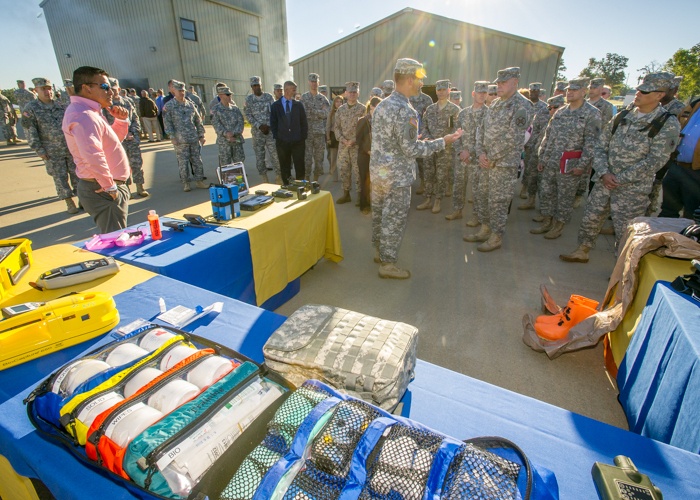 Leaders learn about Fort Leonard Wood's unique capabilities