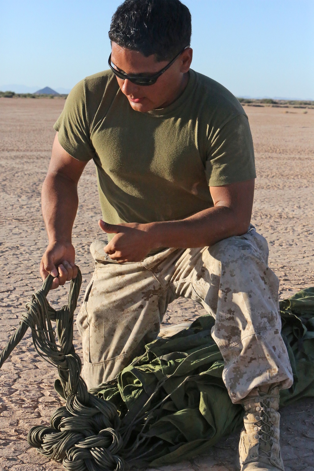 Special delivery: Parachute riggers ensure ground troops receive supplies