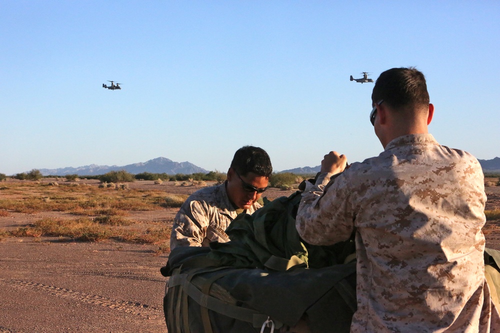 Special delivery: Parachute riggers ensure ground troops receive supplies