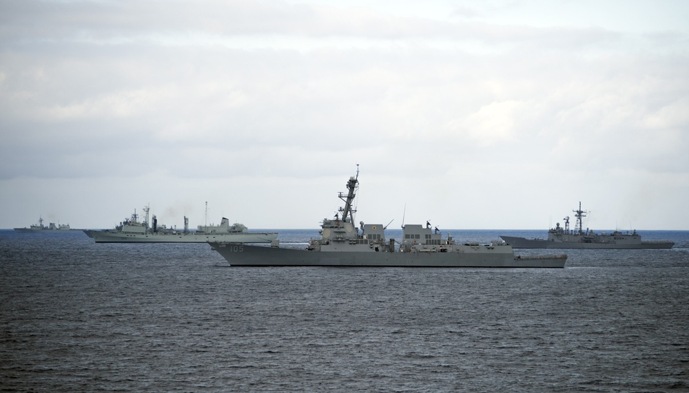 Task Group Exercise with Canadian Navy