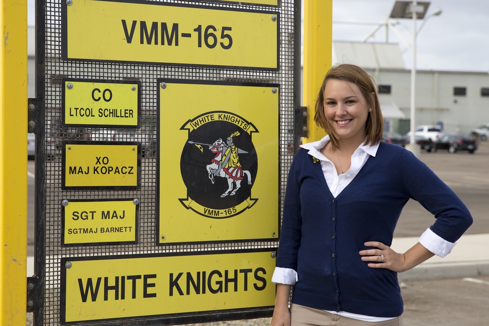 He answered the call, so did she: VMM-165 wife guards the homefront