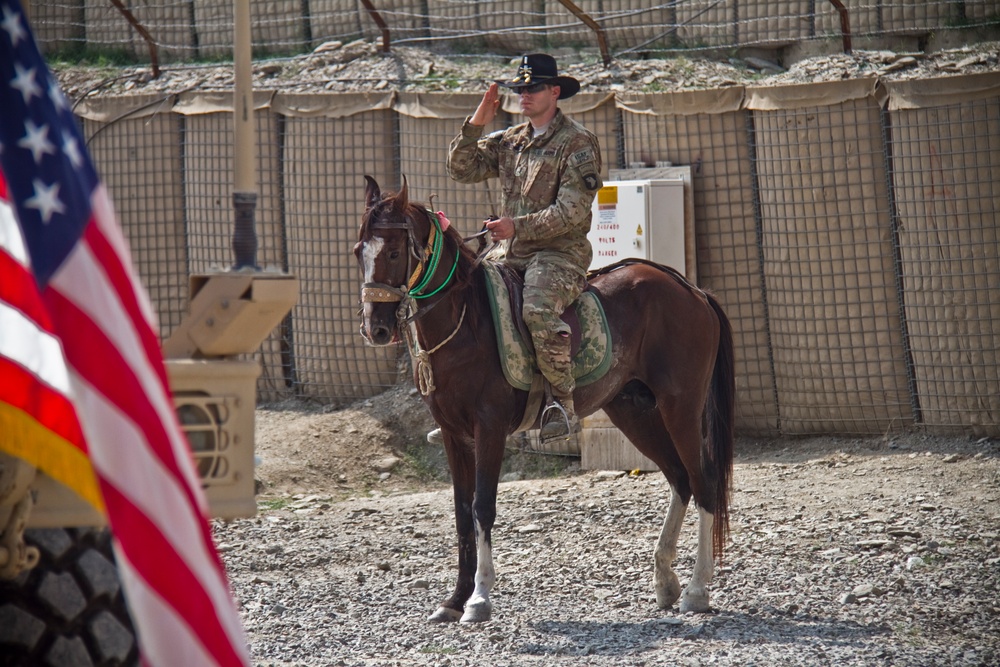 Currahee Cav receive gold spurs