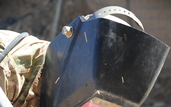 Currahee shows welding skills