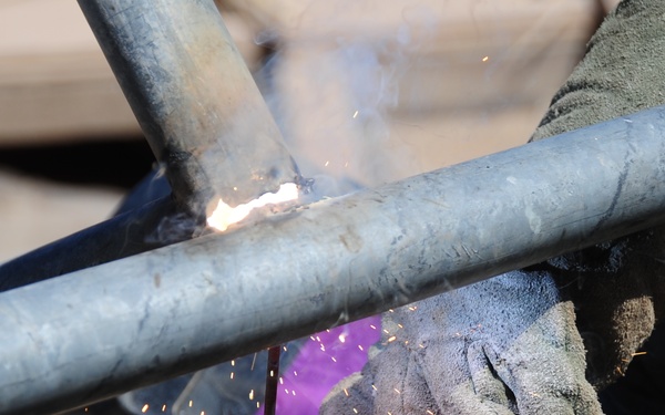 Currahee shows welding skills
