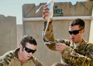 SECFOR medevac training in Uruzgan