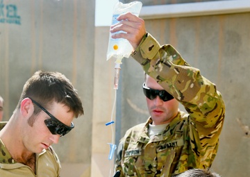 SECFOR medevac training in Uruzgan