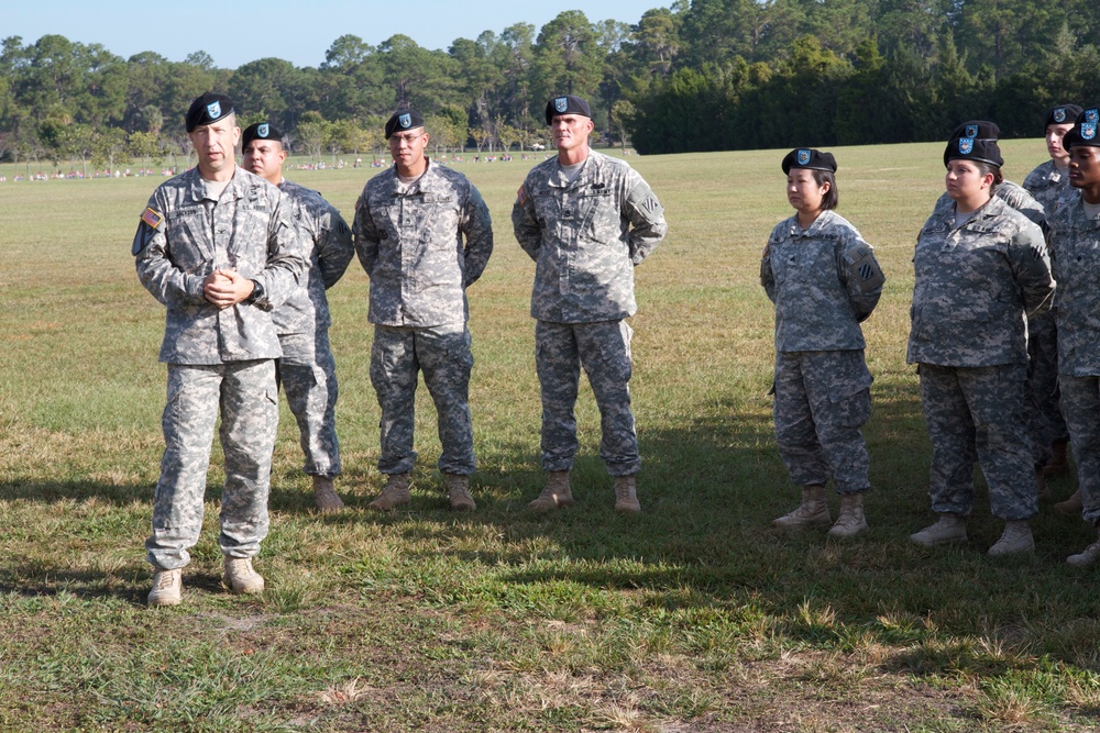 84 Spartan soldiers reenlist to continue their service to the nation