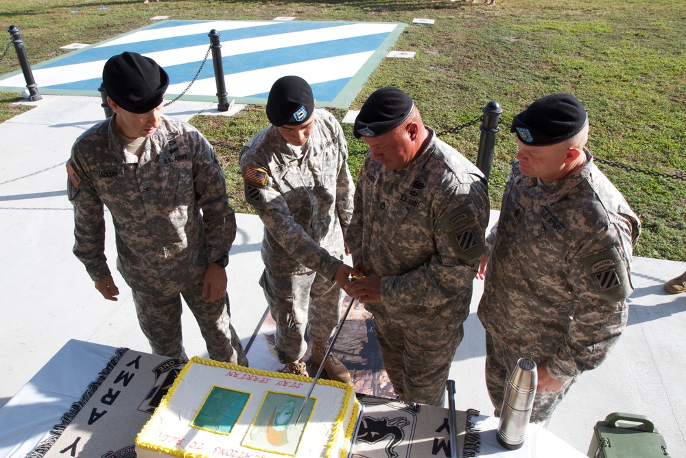 84 Spartan soldiers reenlist to continue their service to the nation