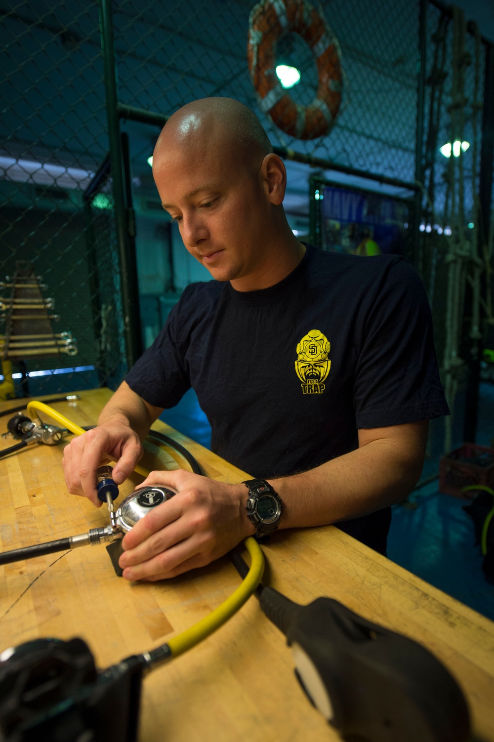 Maintenance on Dive Regulator