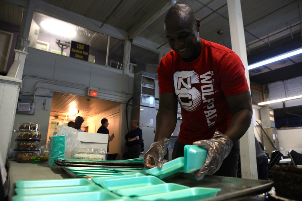 Serving Country and Community: Marines give their time to help New Orleans’ homeless