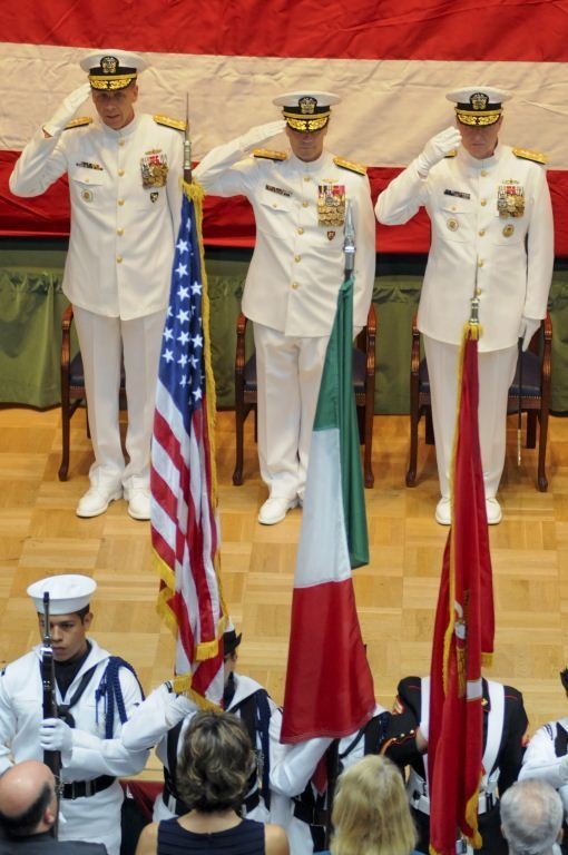 US Navy 6th Fleet change of command