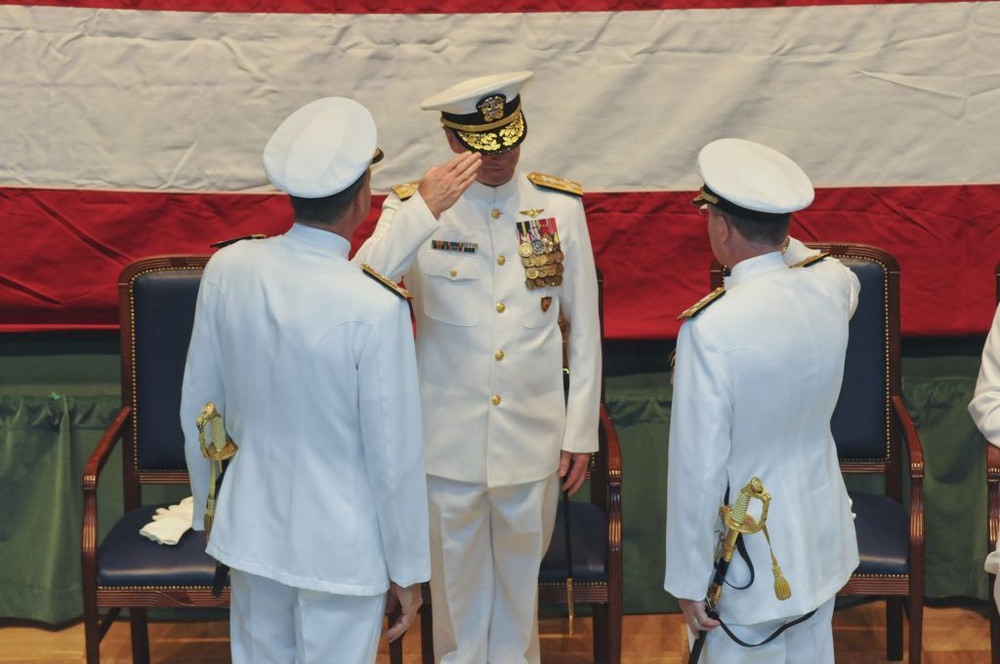 US Navy 6th Fleet change of command