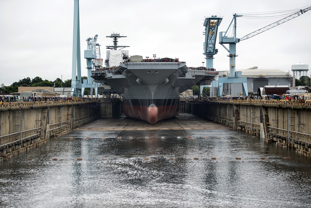 Dry dock flooding