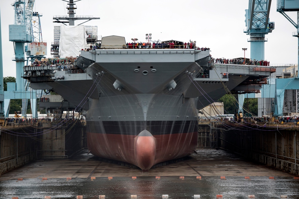 Dry dock flooding