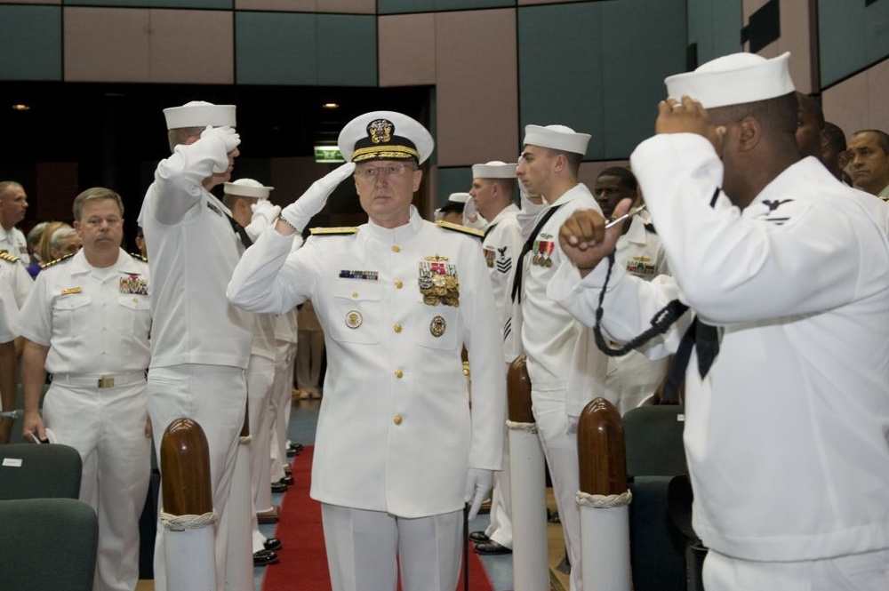 US 6th Fleet change of command