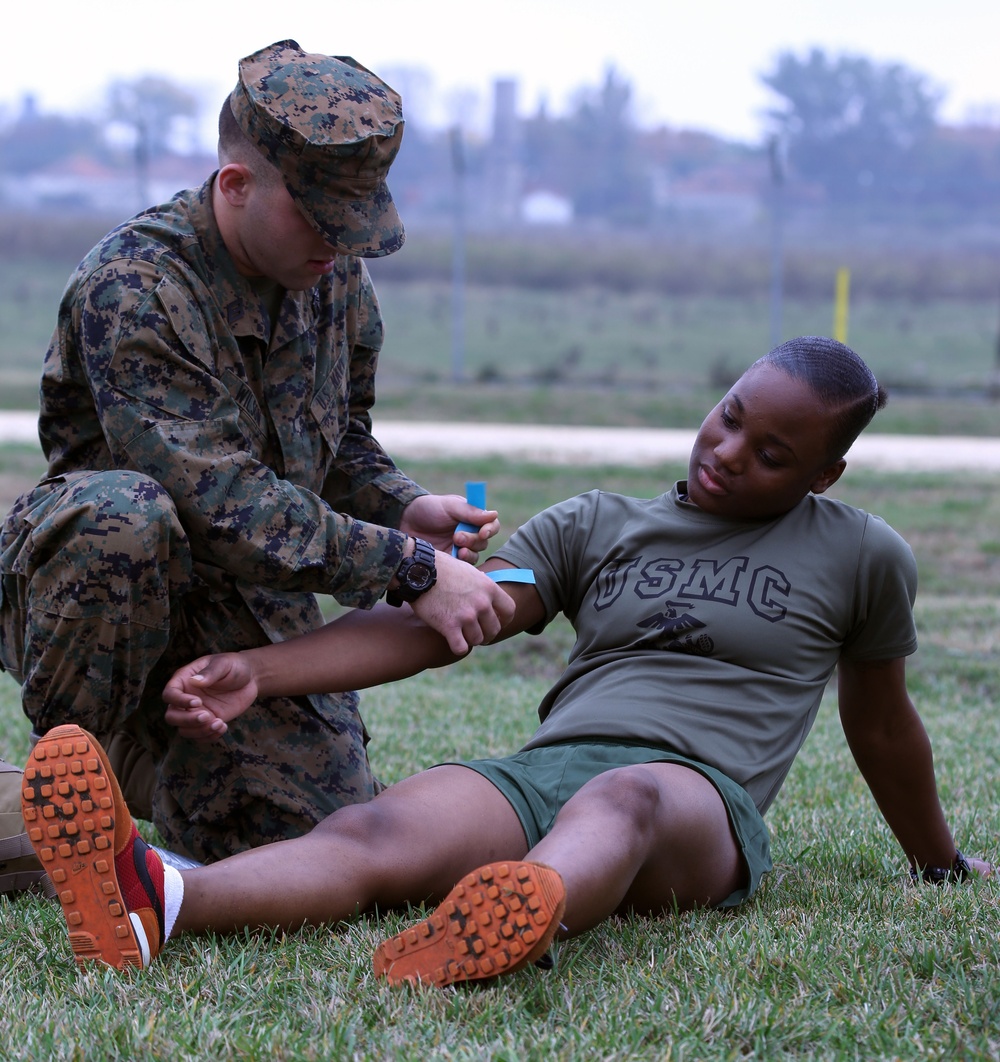 Marines, sailors with BSRF-14 execute drill to sustain medical capabilities
