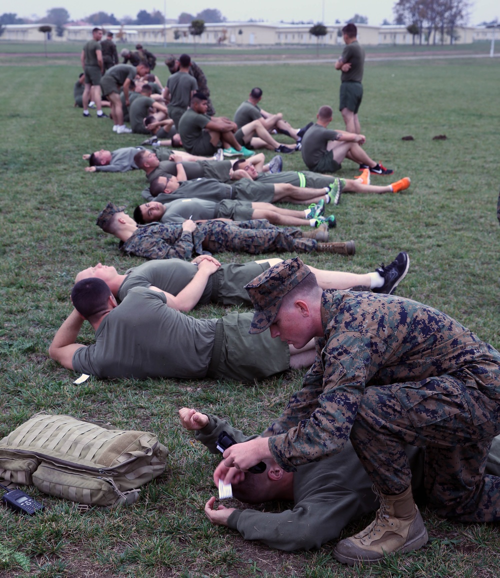 Marines, sailors with BSRF-14 execute drill to sustain medical capabilities