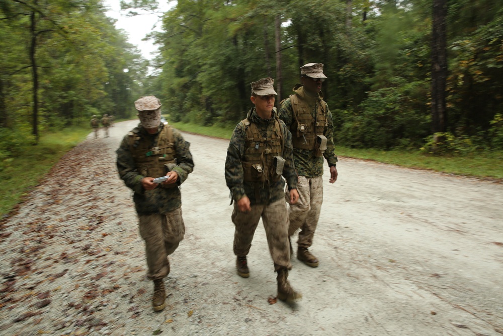 MCT Marines navigate through course