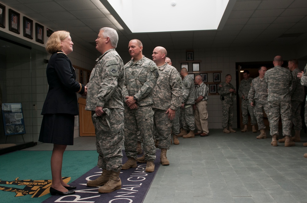 Col. Anne E. Young promotion