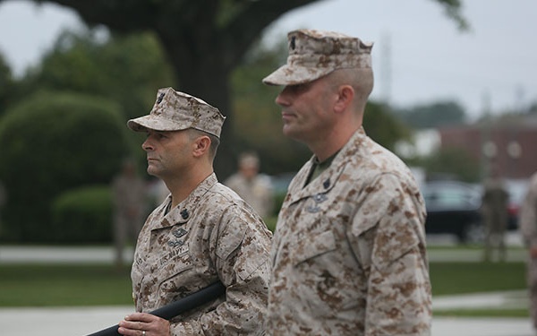 2nd MLG holds change of charge ceremony