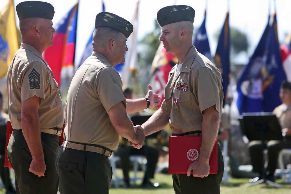 Always a Marine: major retires after 20 years of service